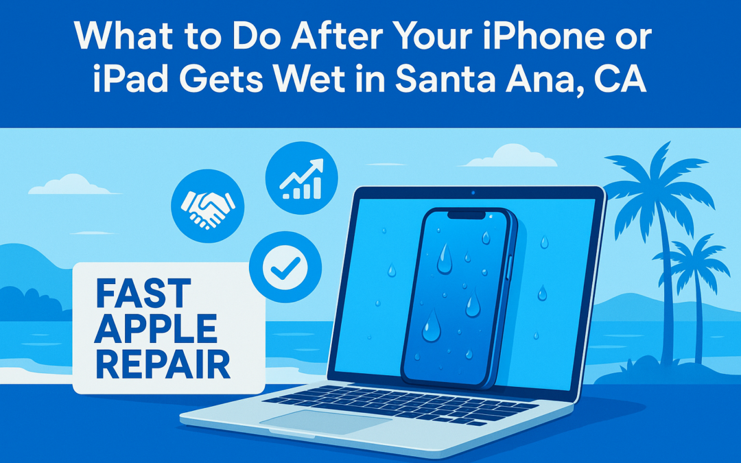 What to Do After Your iPhone or iPad Gets Wet in Santa Ana, CA | Fast Apple Repair