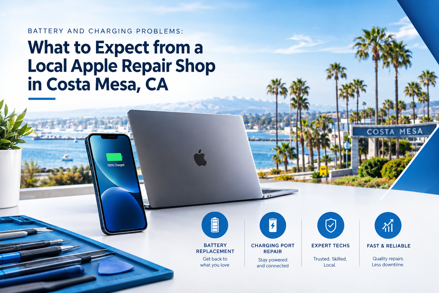 iPhone Battery Repair in Costa Mesa, CA
