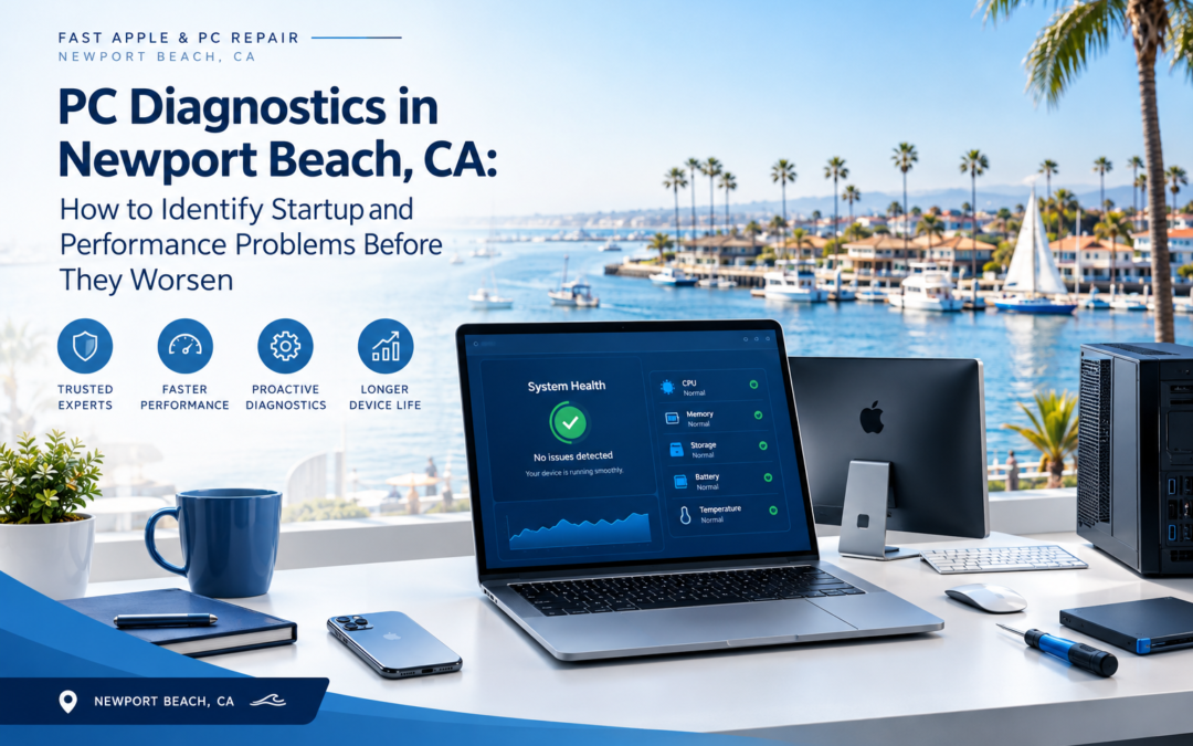 PC Diagnostics in Newport Beach, CA | Fast Apple & PC Repair