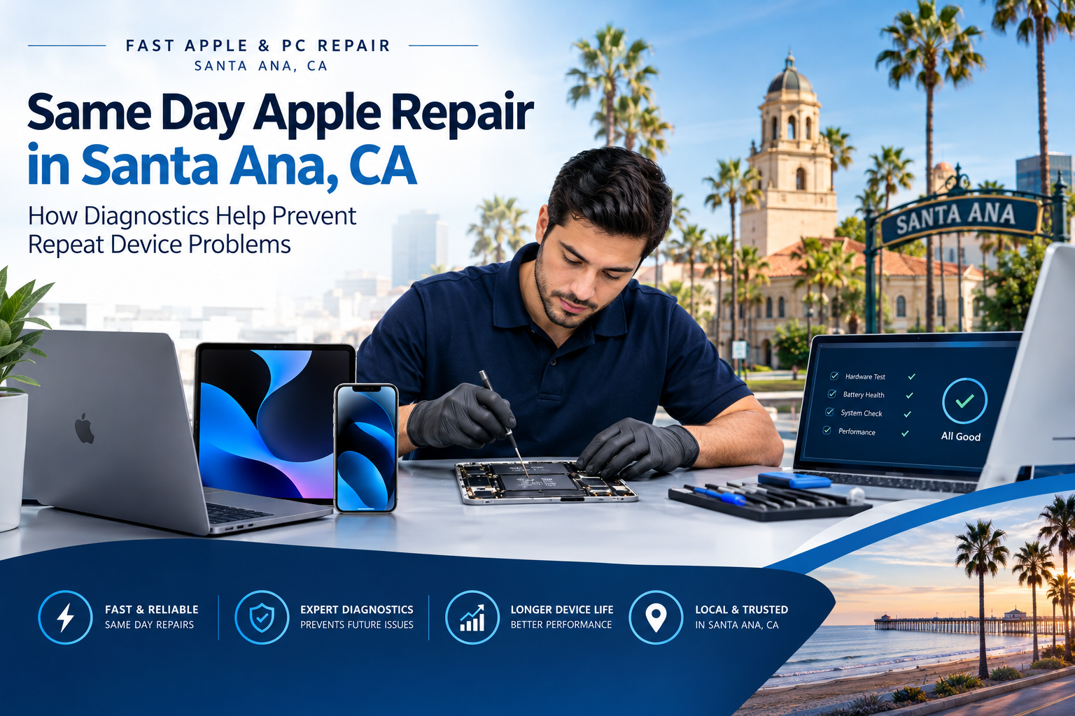 Same Day Apple Repair in Santa Ana, CA